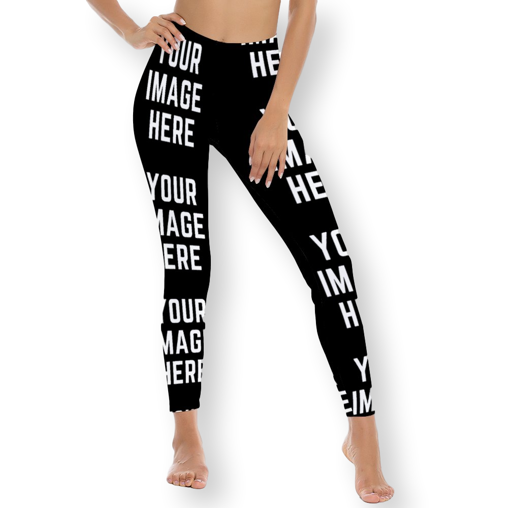 Custom Printed Yoga Leggings Just Send Your Design Image Here for Custom Made Yoga Pants