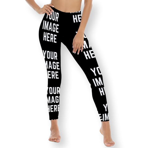 Custom Printed Yoga Leggings Just Send Your Design Image Here for Custom Made Yoga Pants